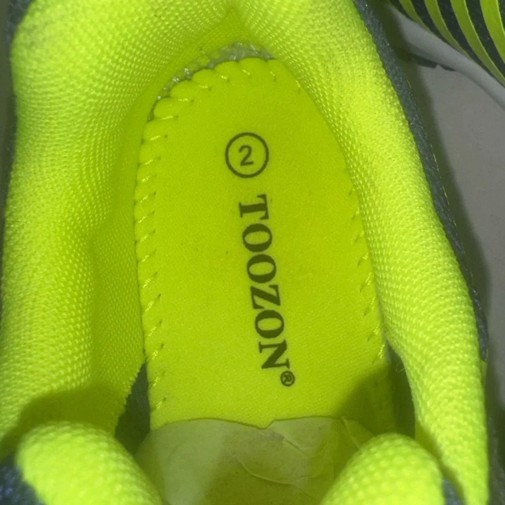 Sports shoes for running and school with light strap for children size 2